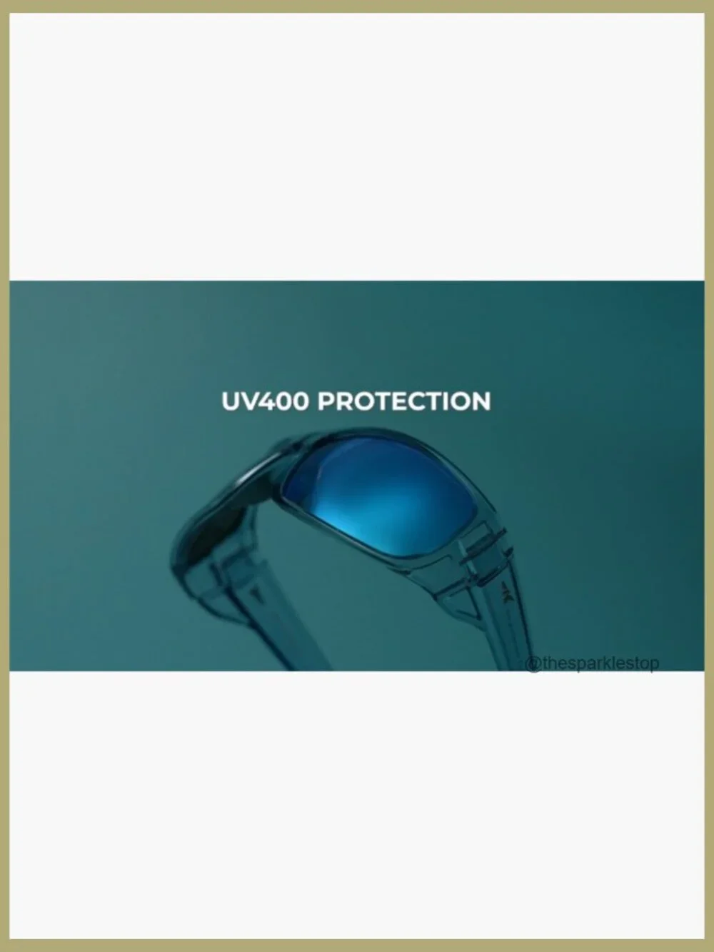 Polarized Sport Sunglasses with PuriVex Lens Coating Wrap Design UV 400
